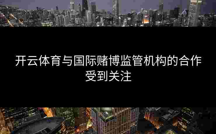 开云体育与国际赌博监管机构的合作受到关注